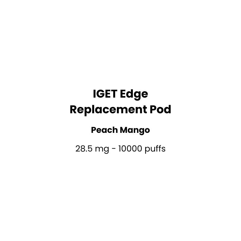 iget edge replacement pod peach mango flavor