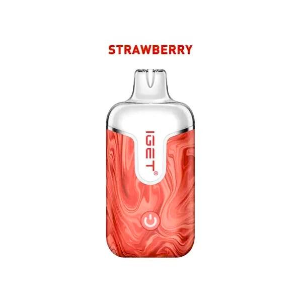 red color pod vape strawberry flavor