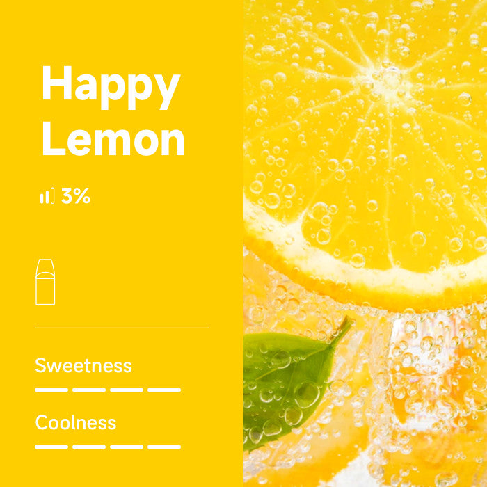  replacement pod yellow color for happy lemon flavour