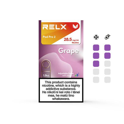 grape flavor relx pod