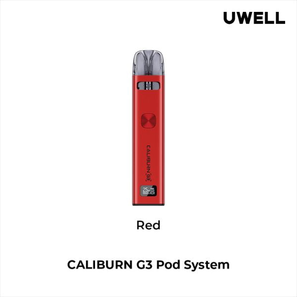 red color uwell caliburn g3
