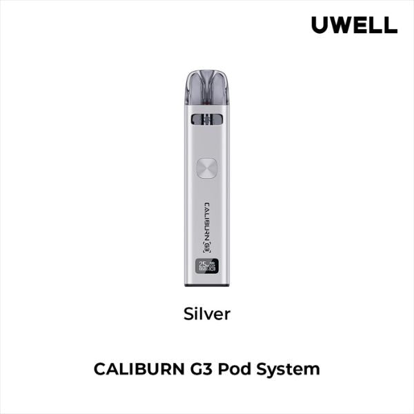 silver color uwell caliburn g3