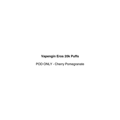 vapengin eros replacement pod with cherry pomegranate flavor