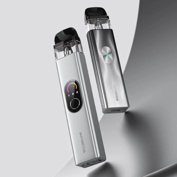 two silver color vaporesso xros 4 pod kits