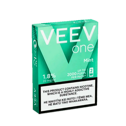 a box of veev one mint flavor