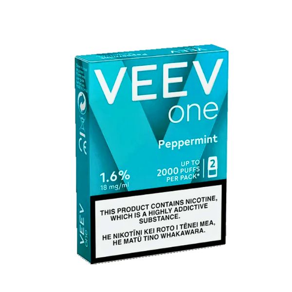 a pack of peppermint veev one pods