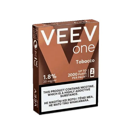 a brown box of veev one tobacco