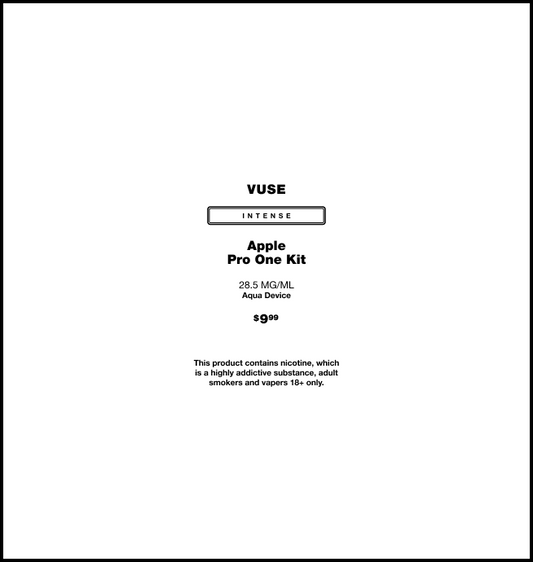 vuse pro one apple flavors