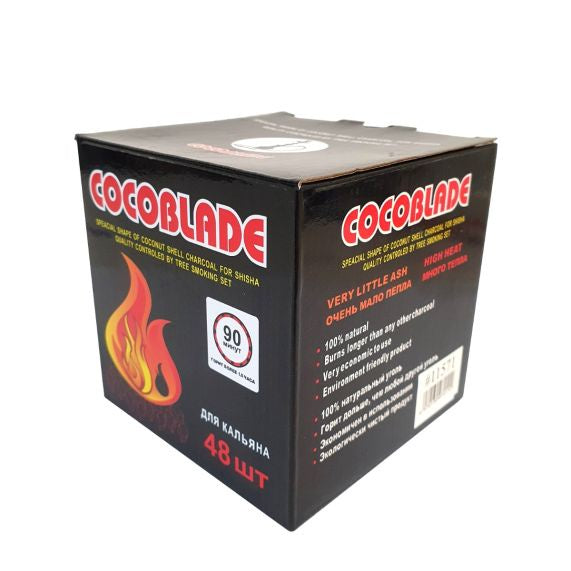 A black box of Coco Blade Charcoal 
