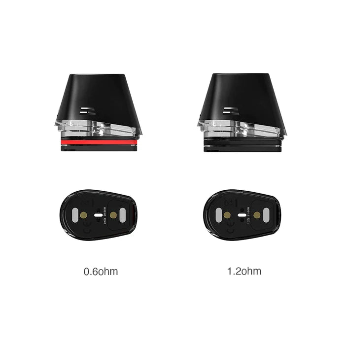 Two replacement pods of geekvape aegis nano pod