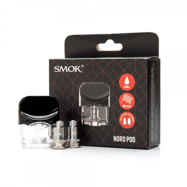 a cartridge, two coils of SMOK and a black box