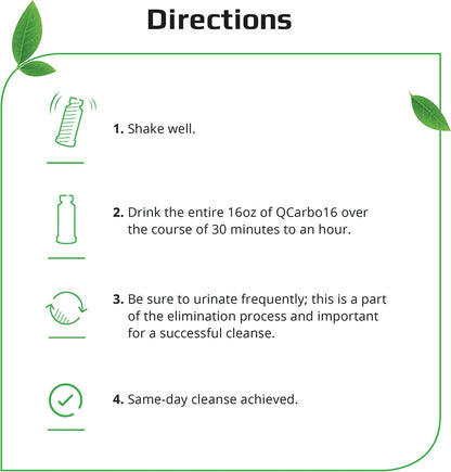 directions of how to drink the clean detox