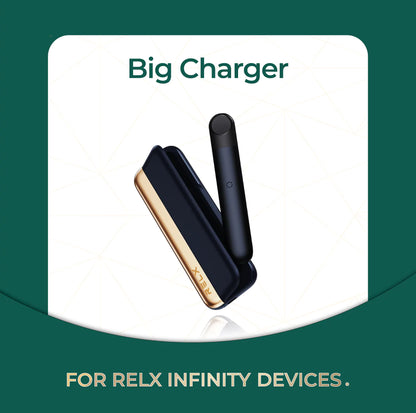 a big charger of RELX infinity charging case