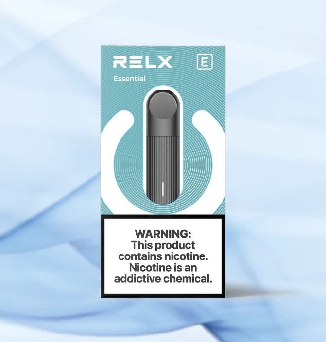 a box of relx essential pod device
