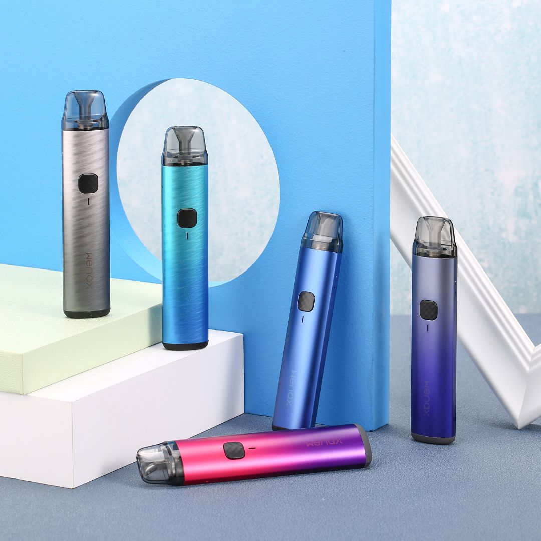 five different colours of geekvape wenax h1