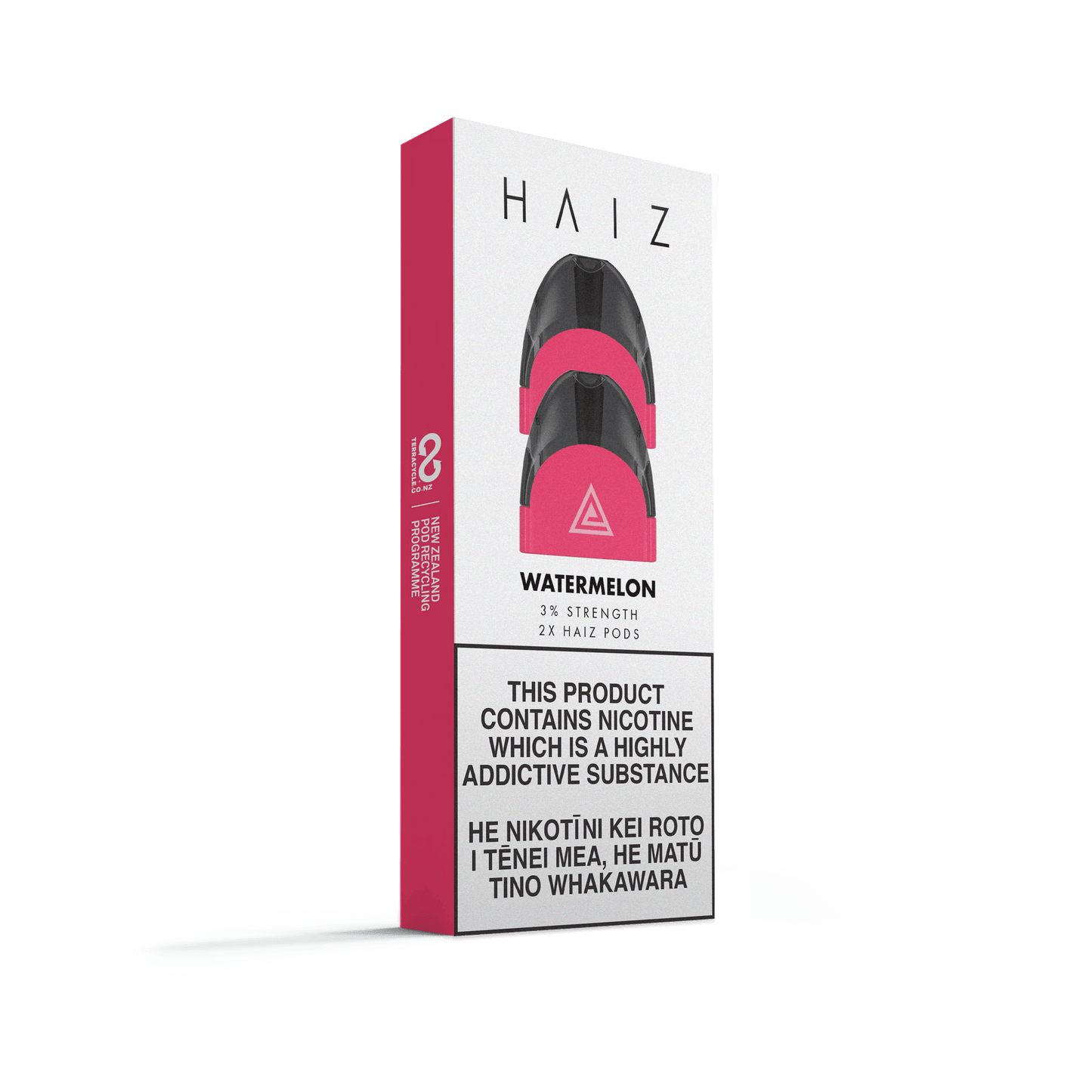 Pink box of HAIZ replacement pod