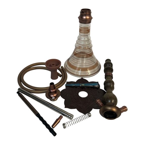 complete set of hookah, with silicone hose and hookah bowl